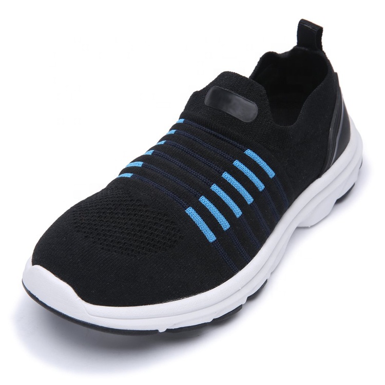 China Customized Brand Fashion Lightweight Zapatos Hombre Sneakers Knit Mesh Casual Shoes For Men