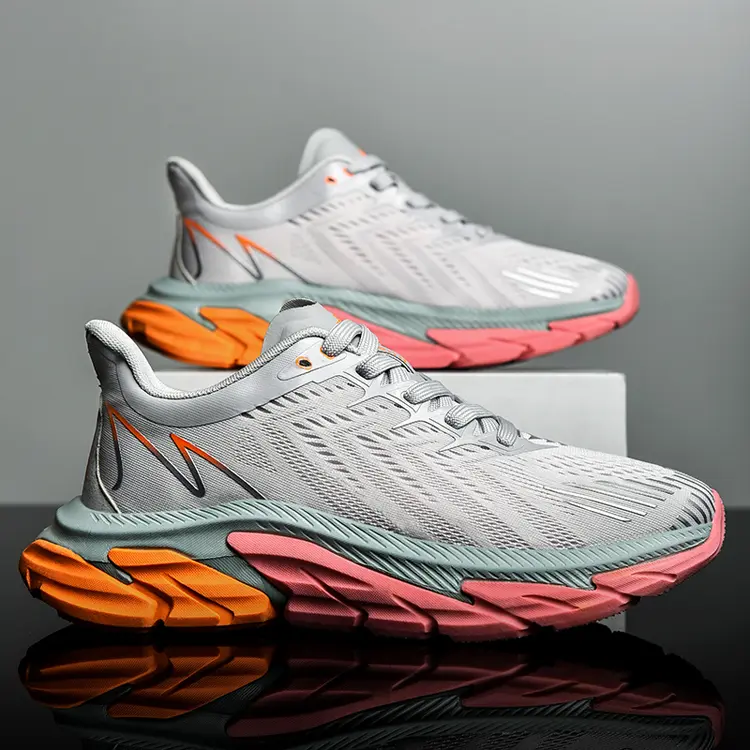 New Style Fashion Male Top Level Top Grade OEM  ODM Service Low Cut Walking Basketball Style Running Casual Sport Shoes for Men